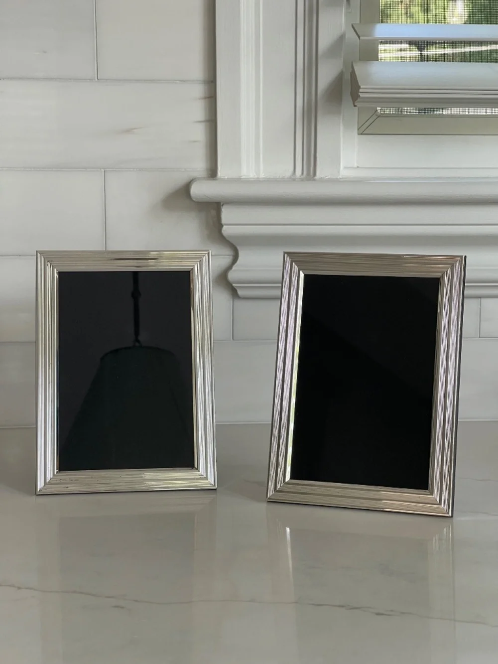 Christofle Filets Picture Frames - Lot of 4 - Silver Plated - 5x7, 4x6